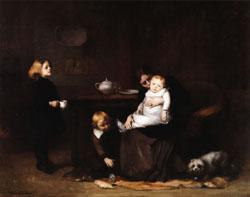 Eugene Carriere The Sick Child oil painting picture